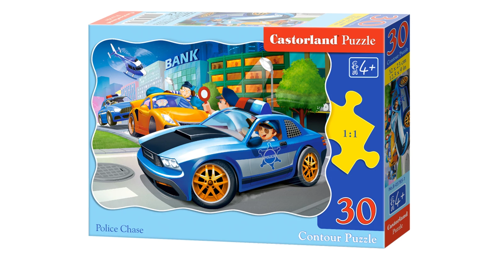 Castorland 30 db-os puzzle - Rendőrök akcióban (B-03785)