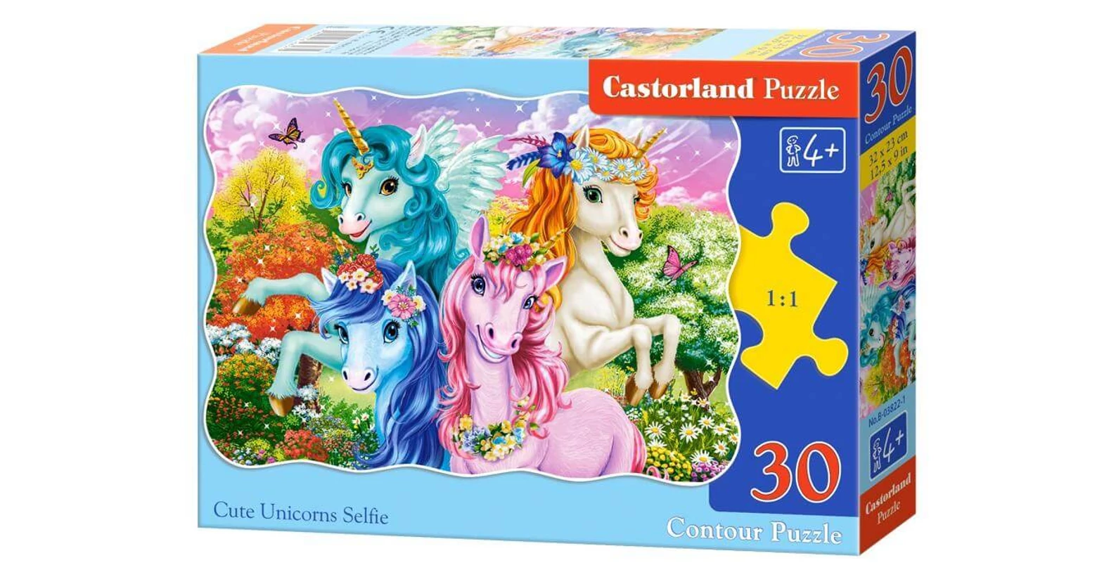 Castorland B-03822 - Unikornis szelfi - 30 db-os puzzle