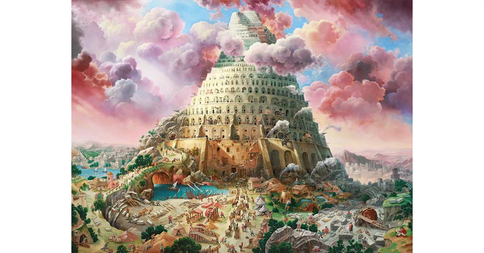 Castorland C-300563 - Bábel tornya - 3000 db-os puzzle