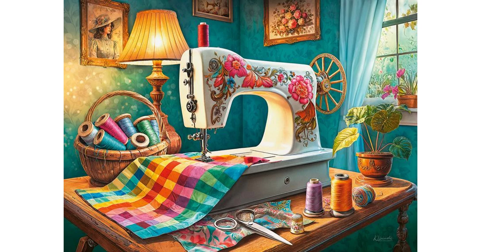 CherryPazzi CherryPazzi 30875 - My Sewing Corner - 1000 db-os puzzle