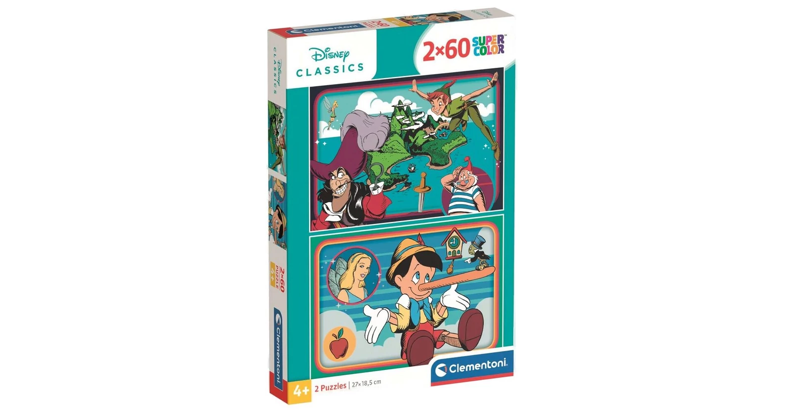 Clementoni 24823 - Disney Classic - 2 x 60 db-os puzzle - Puzzle 31-60 db