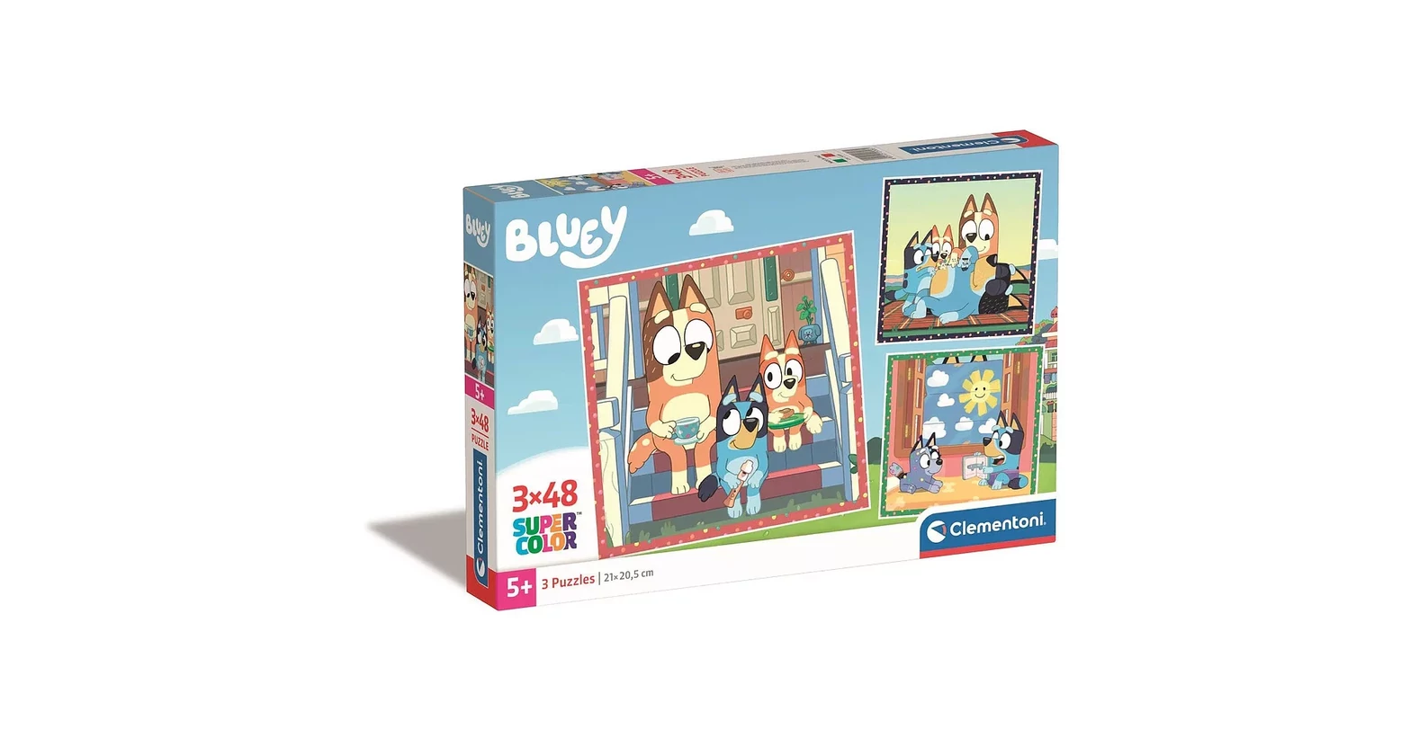Clementoni 25308 - Bluey - 3 x 48 db-os puzzle - Puzzle 31-60 db
