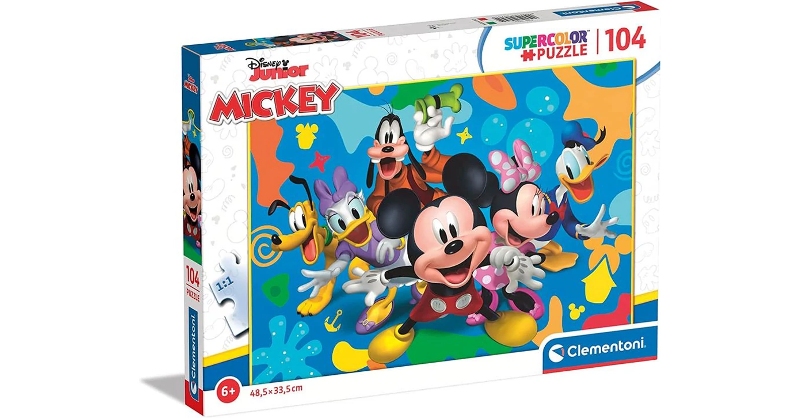 Clementoni 25745 - Disney Junior - Mickey Mouse - 104 db-os Szuper ...