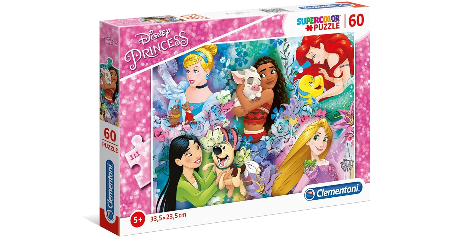 Clementoni 26995 - Disney Princess Hercegnők - 60 db-os Szuper Színes ...