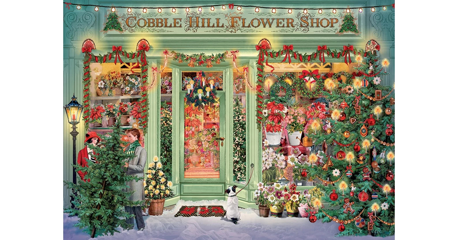 Cobble Hill Cobble Hill 40011 - Christmas Flower Shop - 1000 db-os puzzle