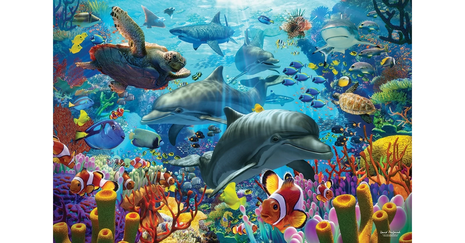 Cobble Hill Cobble Hill 49007 - Coral Sea - 2000 db-os puzzle