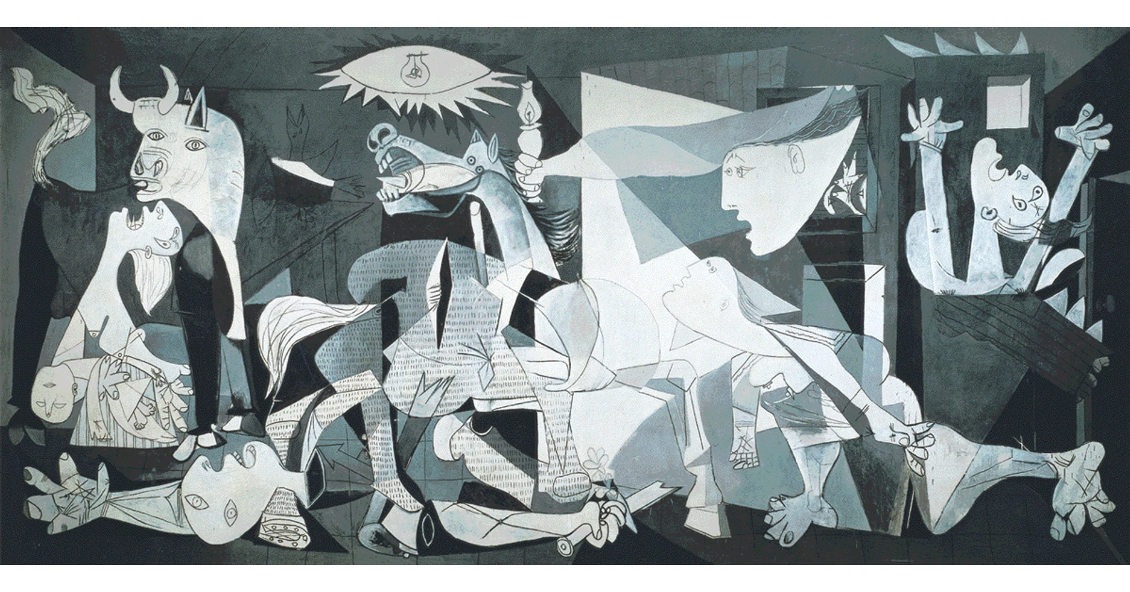 Educa Educa 14460 - Miniature puzzle - Picasso - Guernica - 1000 db-os puzzle