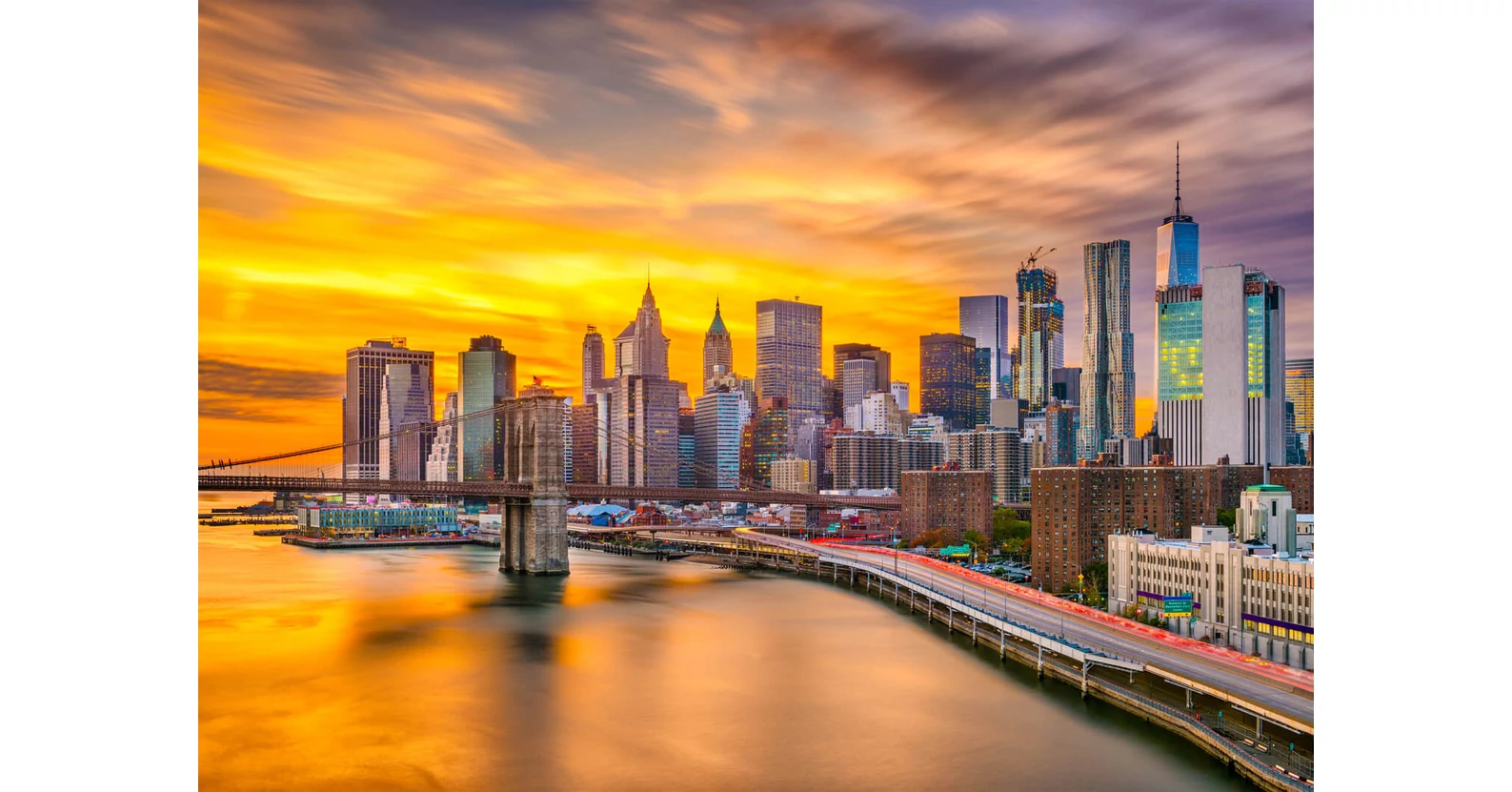 Enjoy 2081 - New York City Skyline at Dusk - 1000 db-os puzzle - Puzzle ...