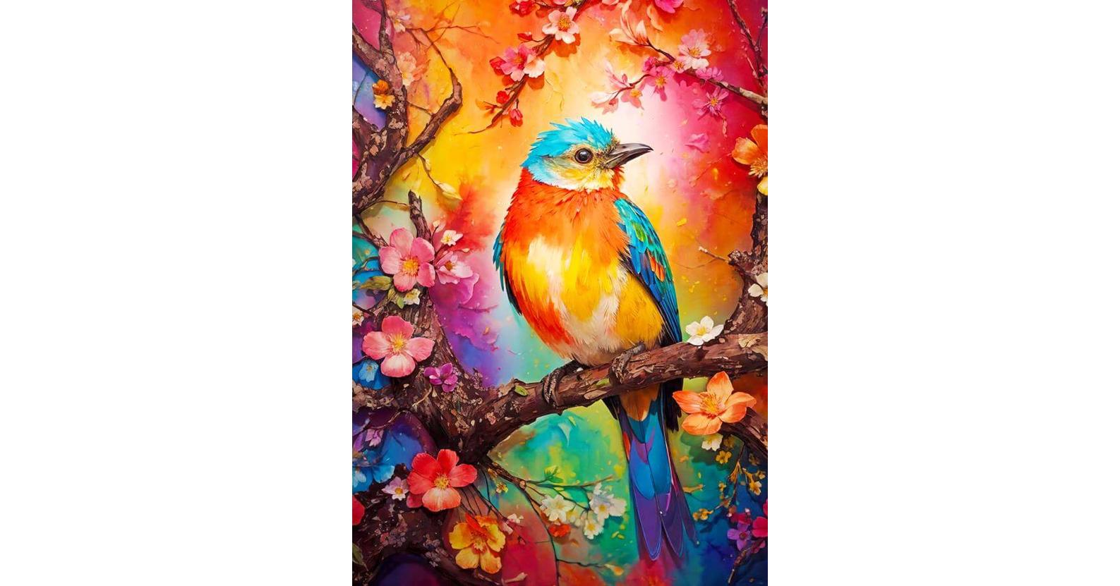 Enjoy Enjoy Puzzle - 2147 - Colorful Birdie - 1000 db-os puzzle