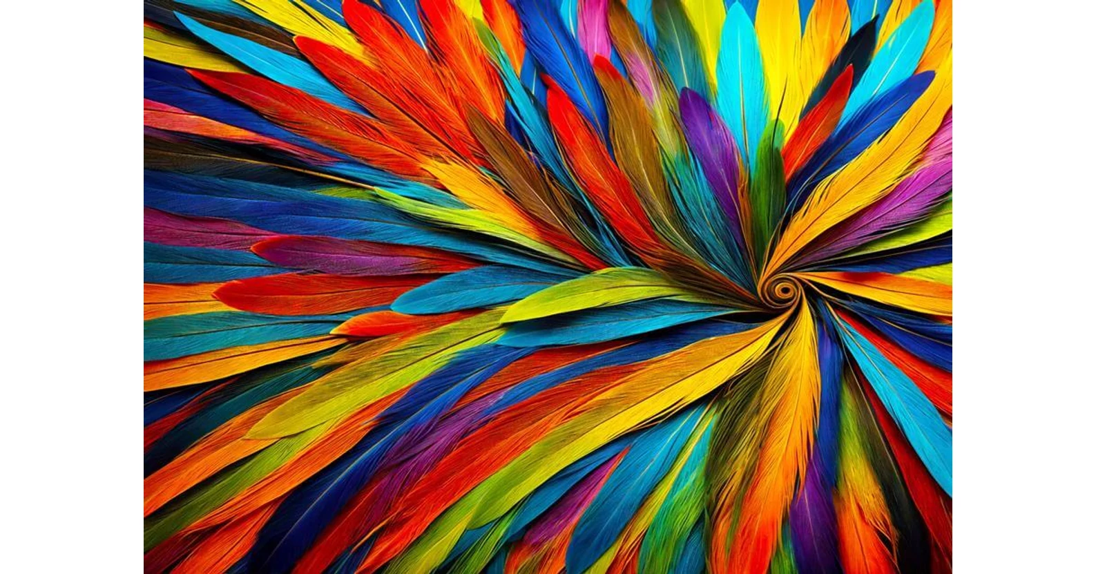 Enjoy Enjoy Puzzle - 2133 - Colorful Feathers - 1000 db-os puzzle