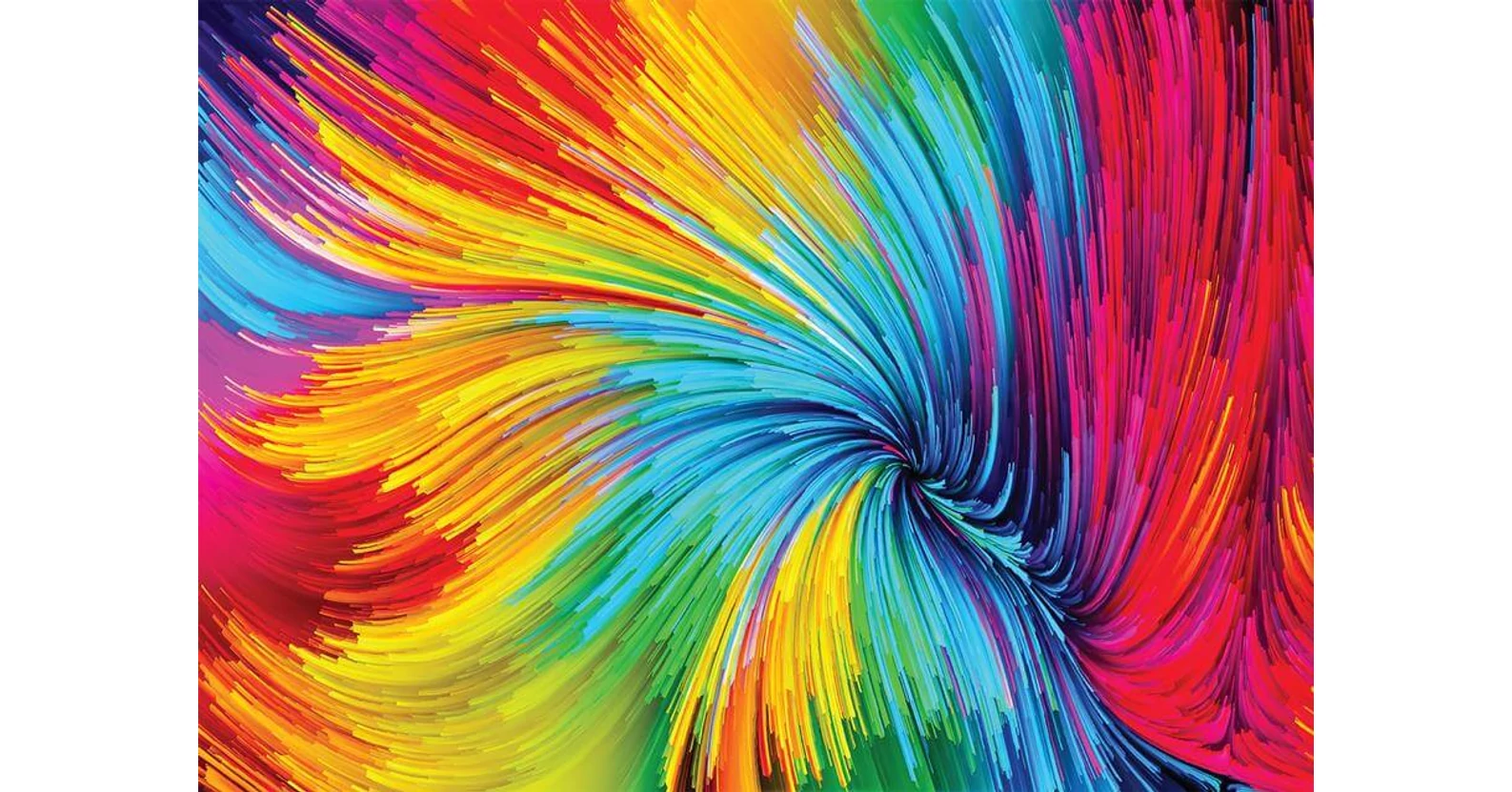 Enjoy Enjoy Puzzle - 1095 - Colorful Paint Swirl - 1000 db-os puzzle
