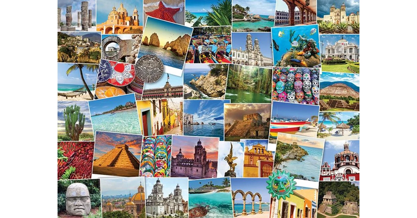 Eurographics 6000-0767 Globetrotter Mexico Puzzle 1000 pièces
