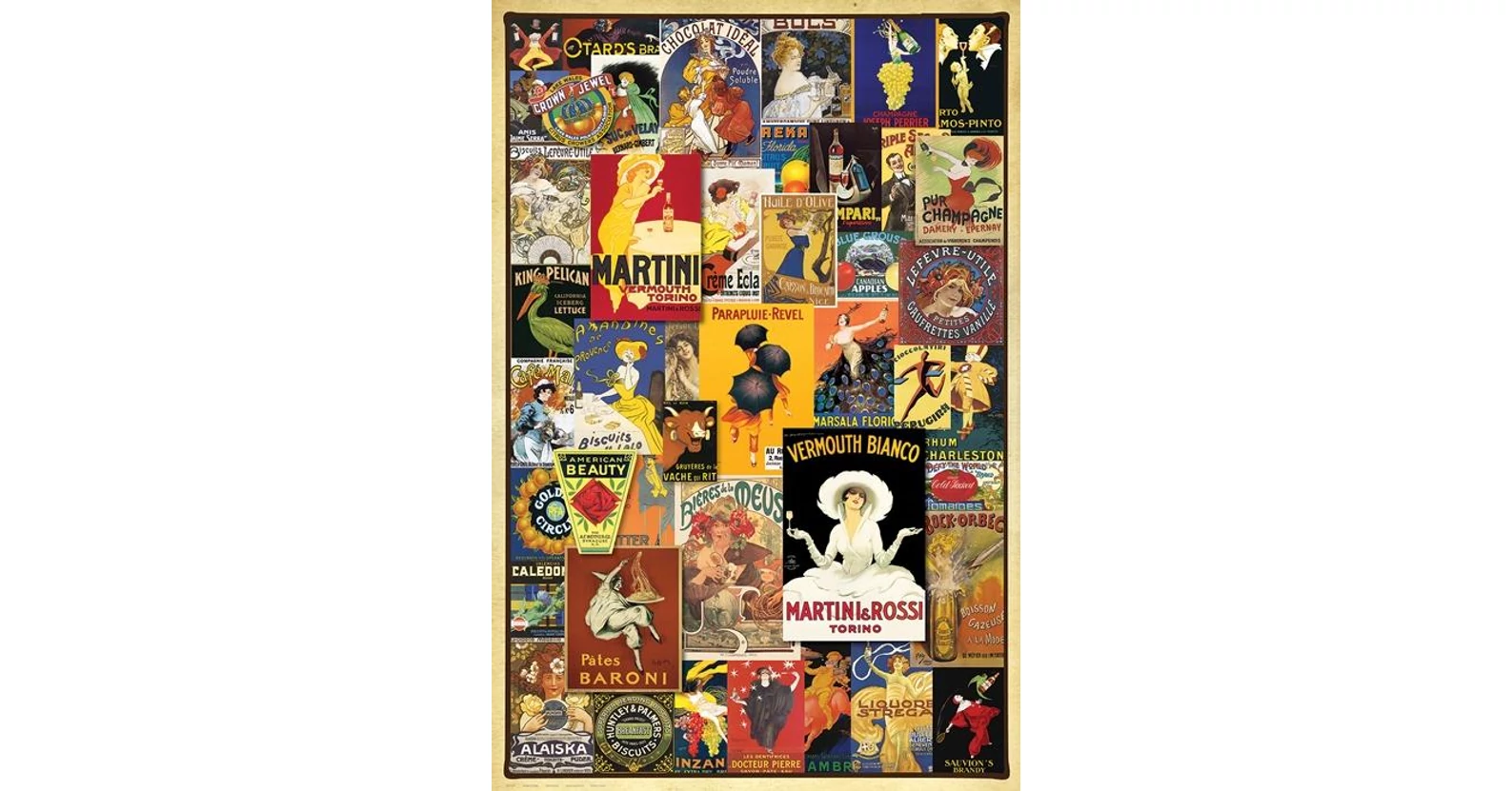 EuroGraphics EuroGraphics 6000-0769 - Vintage Posters - 1000 db-os puzzle