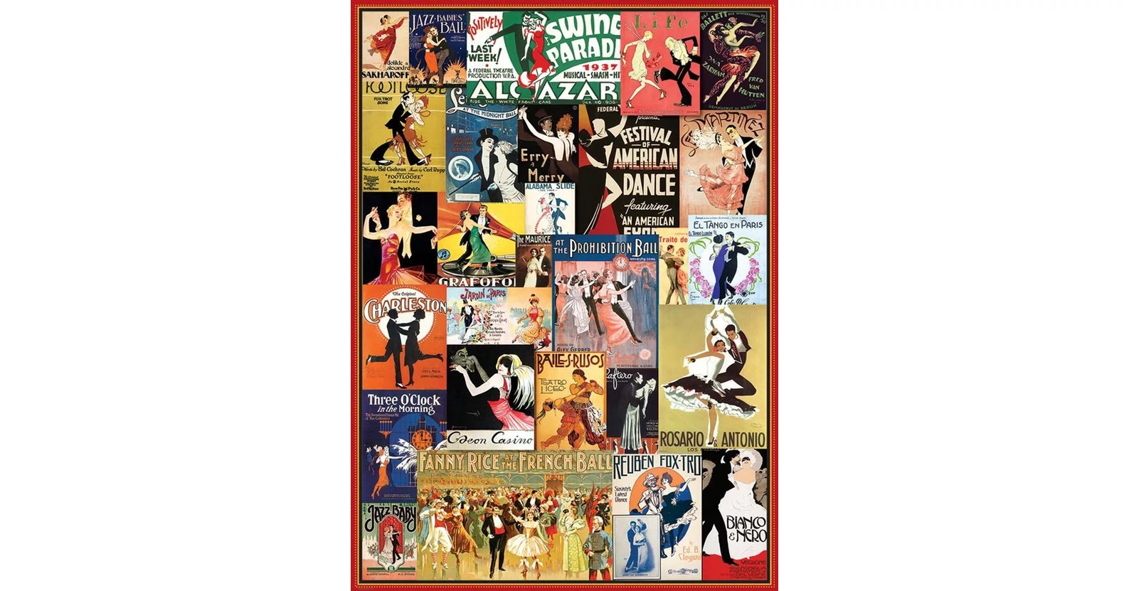 EuroGraphics Tango Puzzle 6000-0936 - Puzzle Fustellato Di Alta Qualità Per Tutta La Famiglia, Multicolore
