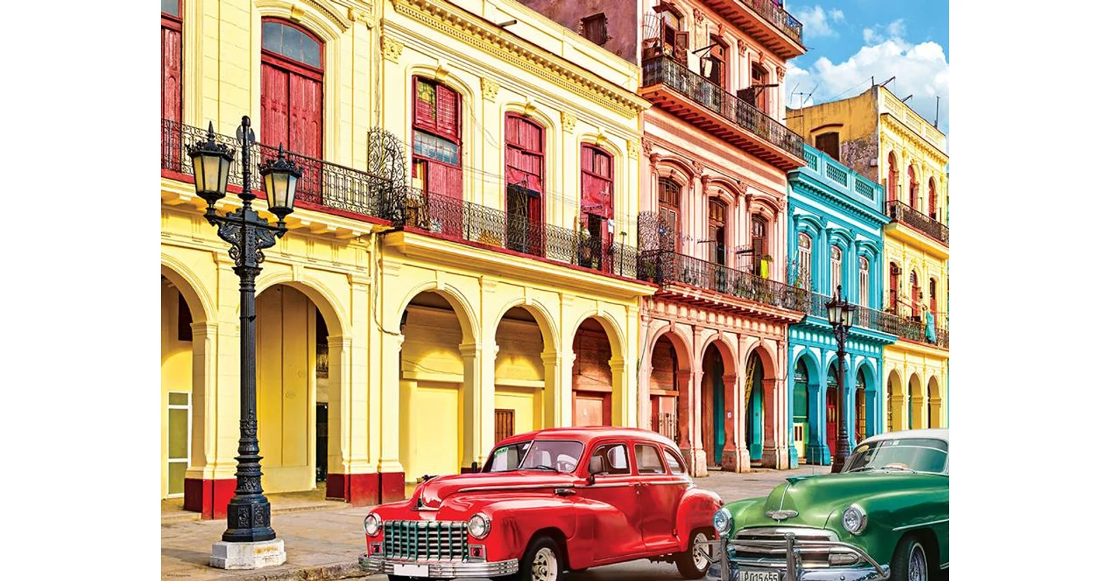 Eurographics 1000-Piece Puzzle - La Havana, Cuba Skyline, 19.25x26.6 Inches, Made In USA - View #4