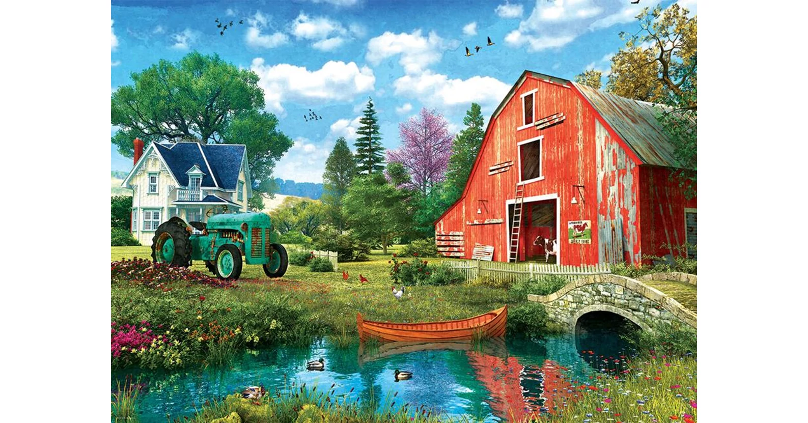 EuroGraphics 6000-5526 - The Red Barn, Dominic Davison - 1000 db-os ...