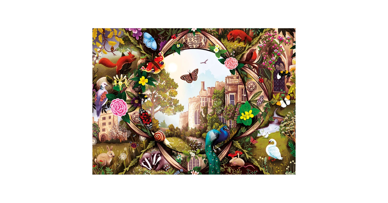 Gibsons 7154 - Haddon Hall - 1000 db-os puzzle - Puzzle 1000 db