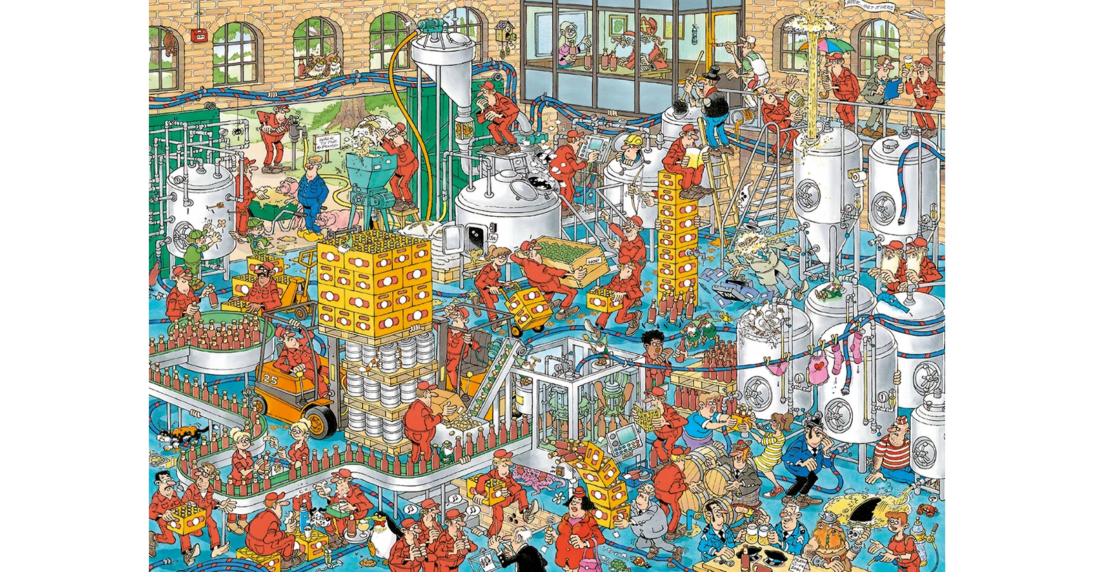 Jumbo 20065 - Jan Van Haasteren - Gyár - 1000 db-os puzzle - Puzzle 1000 db