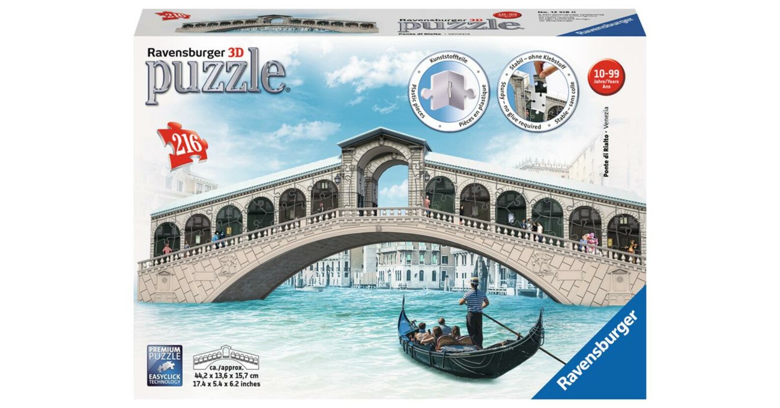 Rialtobrücke Ravensburger 12518 3D Puzzle