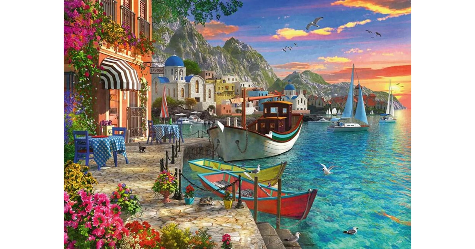 Ravensburger 15271 - Gyönyörű Görögország - 1000 db-os puzzle