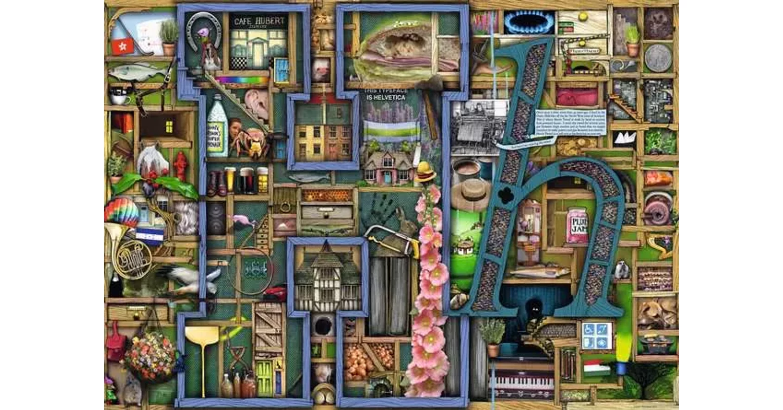 Ravensburger 16876 - H, Colin Thompson - 1000 db-os puzzle - Puzzle 1000 db