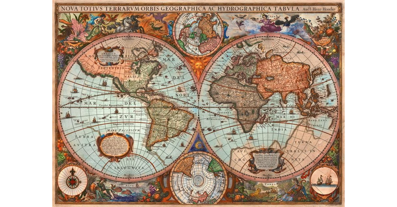 Schmidt 58328 - Ancient World Map - 3000 db-os puzzle - Puzzle 3000 db