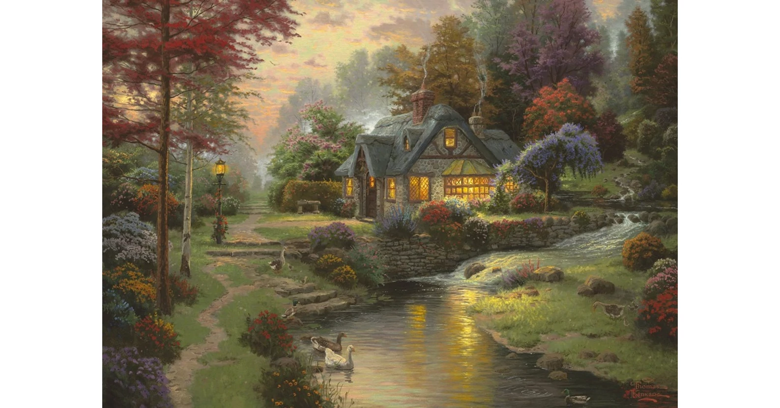 Schmidt Schmidt 58464 - Stillwater Cottage, Thomas Kinkade - 1000 db-os puzzle