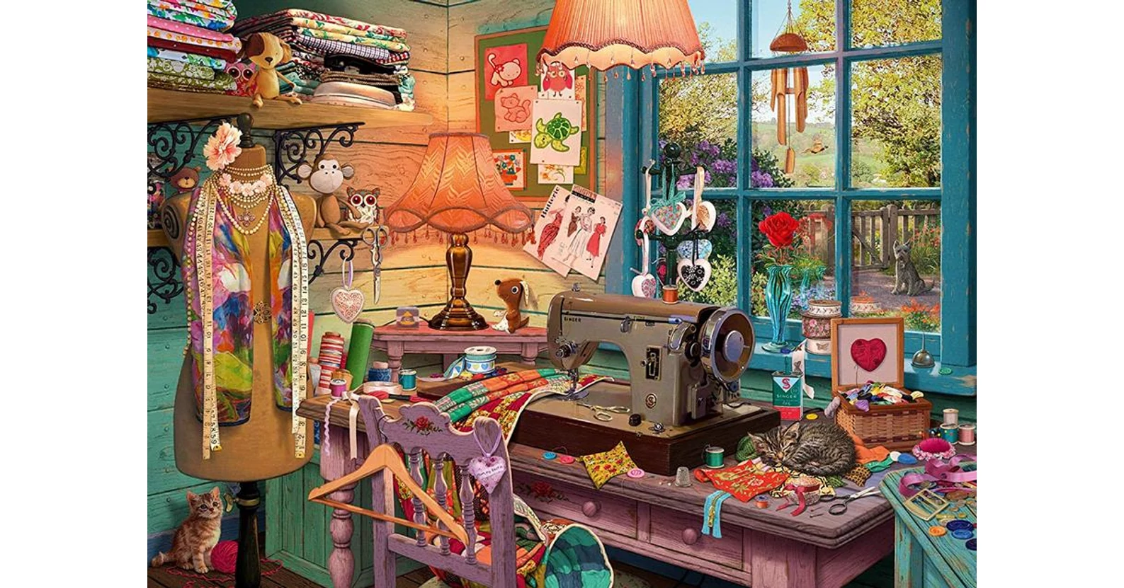 Schmidt 59654 - In the sewing room - 1000 db-os Secret puzzle - Puzzle ...