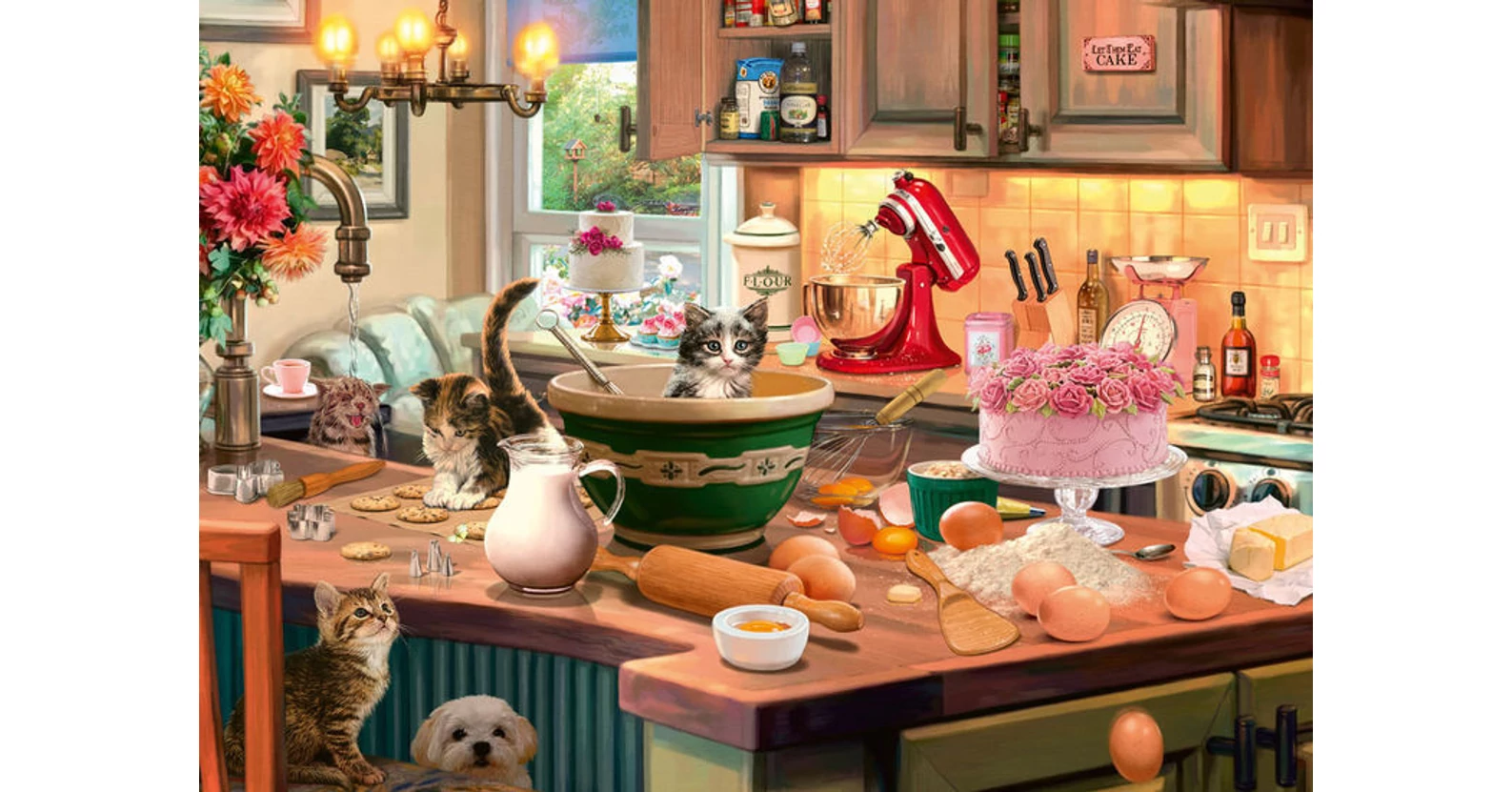 Schmidt 59919 - At the kitchen table - 1000 db-os Secret puzzle ...