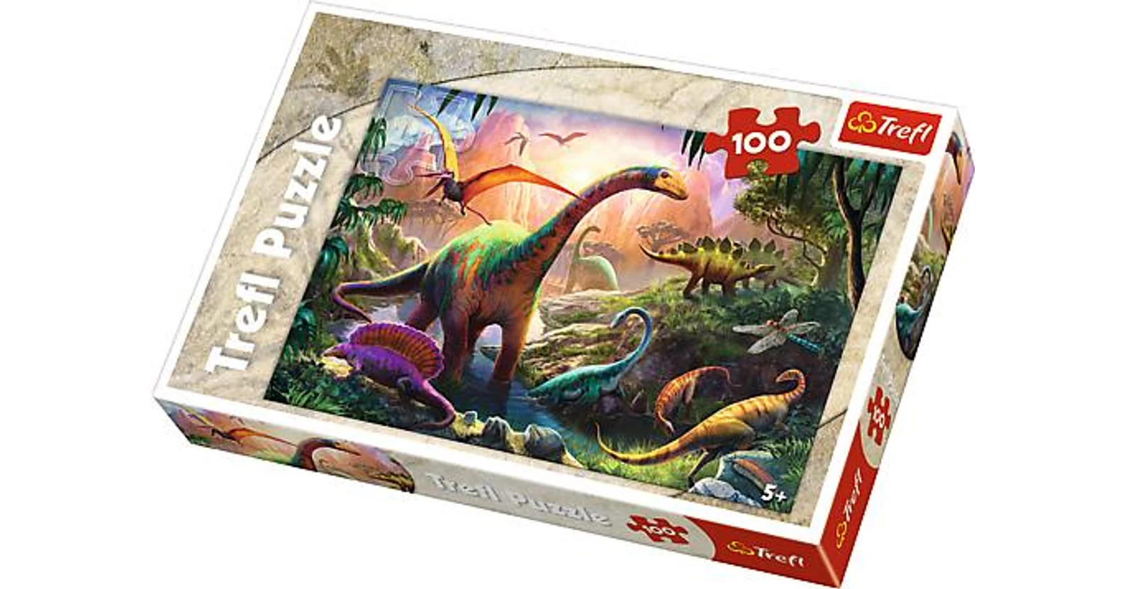 Trefl 16277 - Dínók földje - 100 db-os puzzle - Puzzle 61-100 db