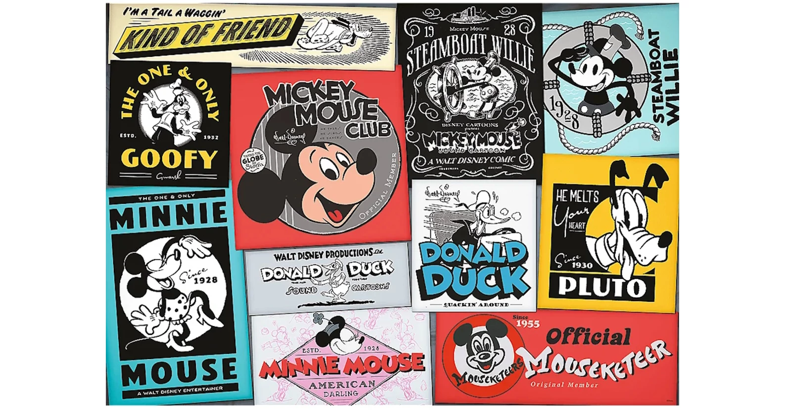 Trefl 10761 - Disney 100 - Disney Retro Posters - 1000 db-os UFT Prime ...