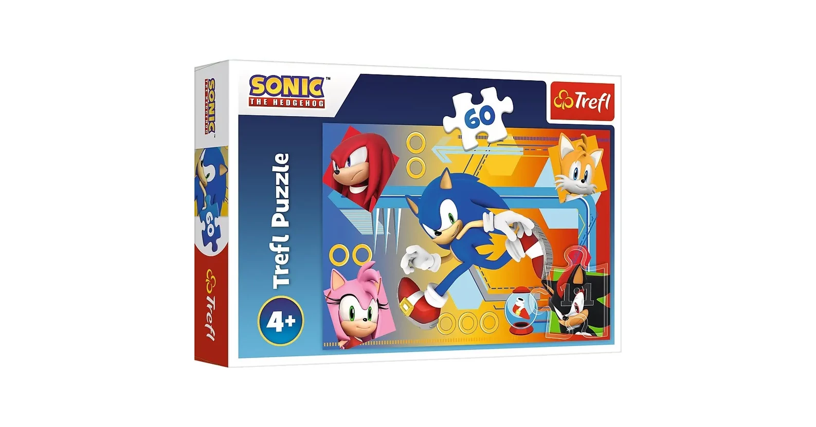 Trefl 17387 - Sonic - Akcióban - 60 db-os puzzle - Puzzle 31-60 db