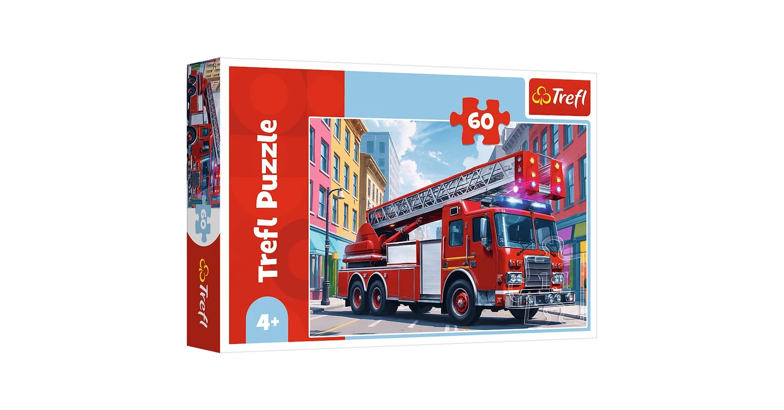 Trefl 17405 - Tűzoltóautó - 60 db-os puzzle - Puzzle 31-60 db