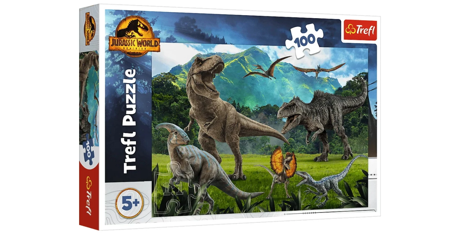 Trefl 16441 - Jurassic World - 100 db-os puzzle - Puzzle 61-100 db