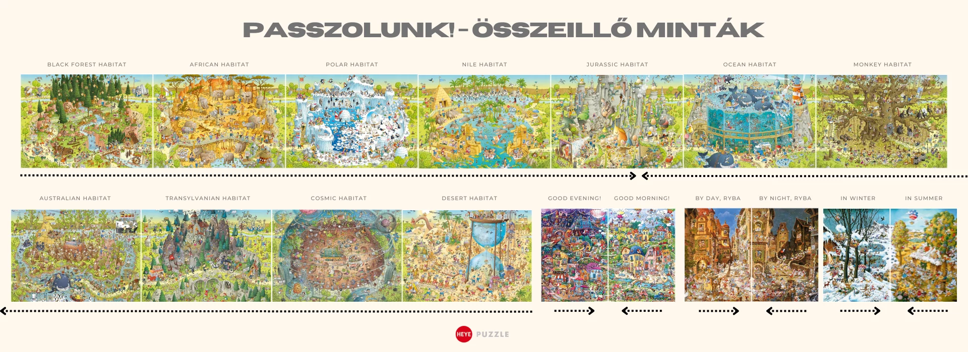 Heye - Összeillő minták