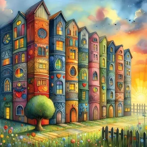 Yazz 3891 - Booktown - 1023 db-os puzzle