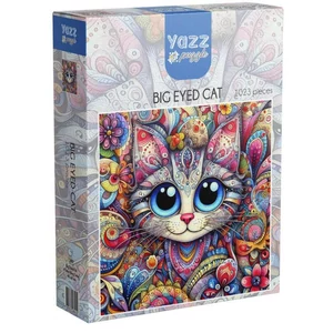 Yazz 3892 - Big Eyed Cat - 1023 db-os puzzle
