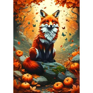 Alipson 50127 - Fox and Butterflies - 500 db-os puzzle