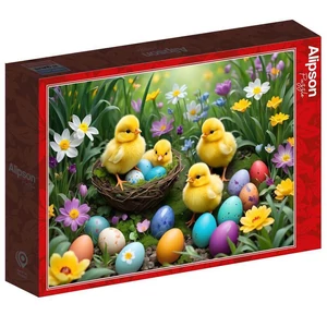 Alipson 50182 - Easter Chicks - 500 db-os puzzle