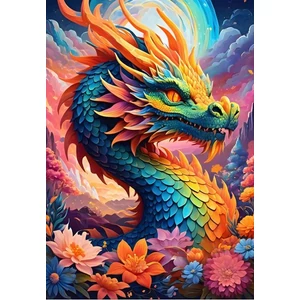 Alipson 50217 - Colourful Dragon - 1000 db-os puzzle