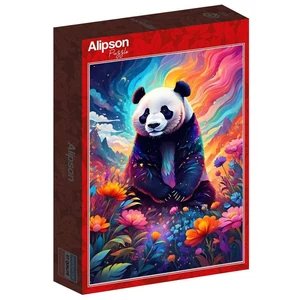 Alipson 50218 - Colourful Panda - 1000 db-os puzzle