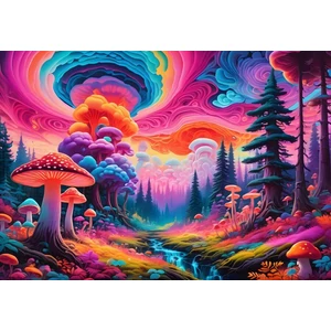 Alipson 50220 - Mushroom Forest - 1000 db-os puzzle
