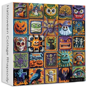 Bboldin PT-239 - Halloween Collage Rhapsody - 1000 db-os puzzle