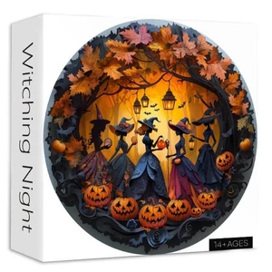 Bboldin PT-308 - Witching Night - 1000 db-os kör alakú puzzle