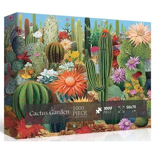 Bboldin Z-236 - Cactus Flower Garden - 1000 db-os puzzle