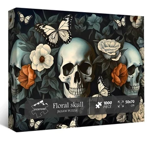 Bboldin Z-501 - Floral Skull - 1000 db-os puzzle