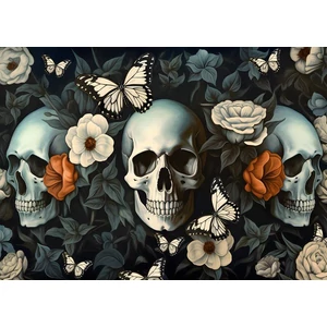 Bboldin Z-501 - Floral Skull - 1000 db-os puzzle