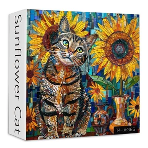 Bboldin Z-631 - Sunflower Cat - 1000 db-os puzzle