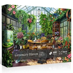 Bboldin Z-738 - Greenery Haven - 1000 db-os puzzle