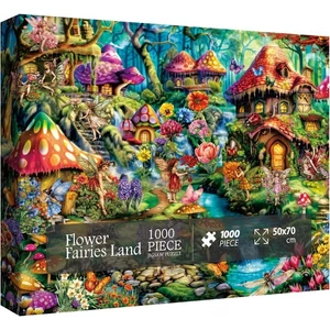 Bboldin Z-883 - Flower Fairies Land - 1000 db-os puzzle